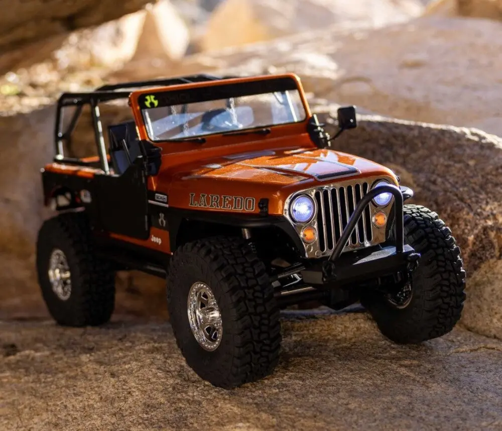 1/10 Scx10 Iii Jeep Cj-7 4X4 Rtr Brushed Rock Crawler, Copper 1